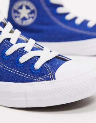 converse bleu jean