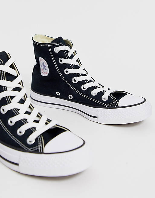 Converse – Chuck Taylor All Star Hi – Schwarze Sneaker