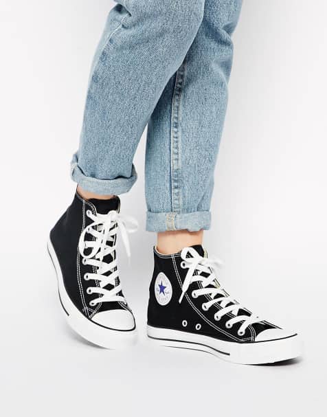 Converse – Chuck Taylor All Star Hi – Schwarze Sneaker - view 1