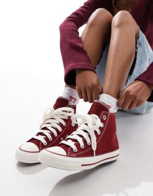 Converse - Chuck Taylor All Star Hi - Sneaker in Burgunderrot