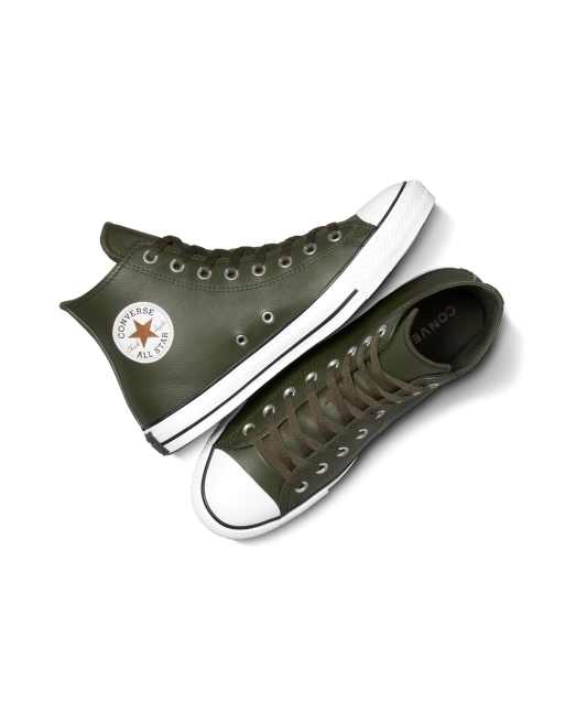 Converse Chuck Taylor All Star Hi Sneaker in Moosgrun ASOS