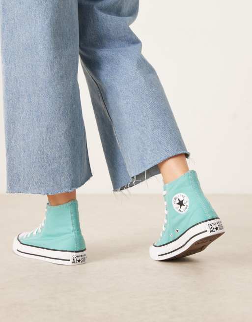 Converse Chuck Taylor All Star Hi Sneakers alte color turchese