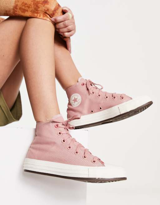 Converse alte store uomo rosa