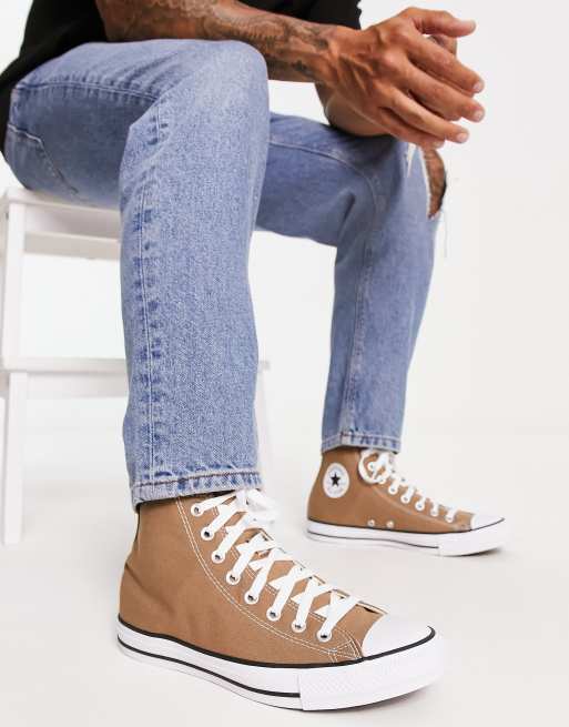 Converse store hi marrone