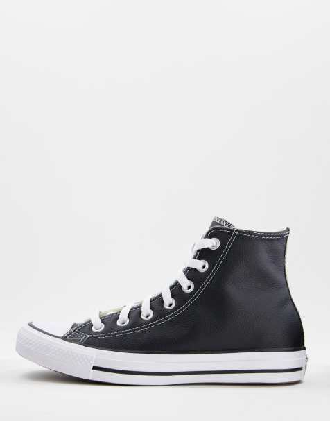 Converse Chuck Taylor All Star Hi sneakers in black leather - view 1
