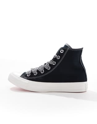 Converse Chuck Taylor All Star Hi Sneakers In Black