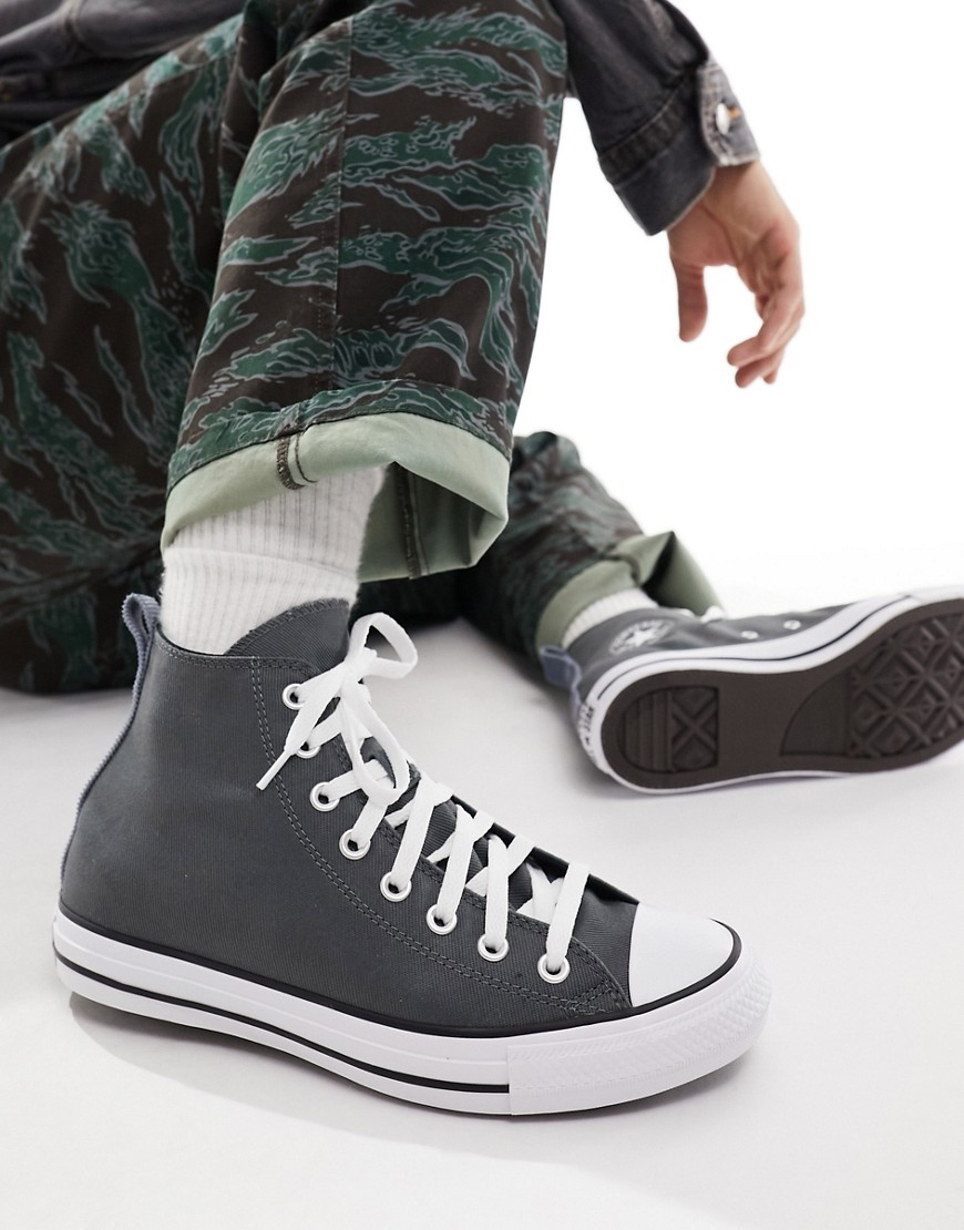 Converse Chuck Taylor All Star Hi Sneakers In Smoke Gray