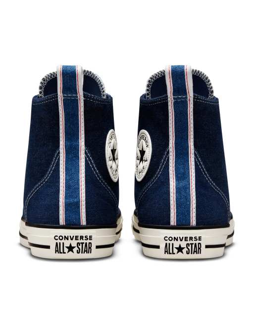 Converse all star shop shoes dark blue