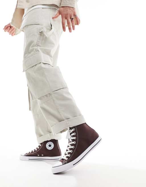 Converse Chuck Taylor All Star hi sneakers in dark brown