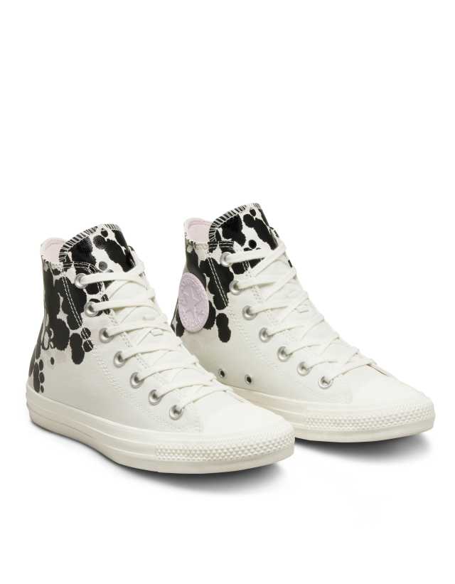 Converse Chuck Taylor All Star Hi sneakers in egret and rose