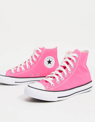 Women's deals pink converse