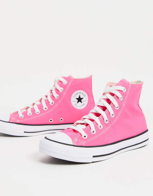 pink cdg converse