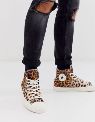leopard print converse shoes