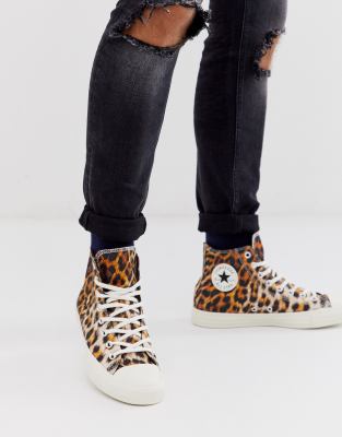 mens leopard print converse