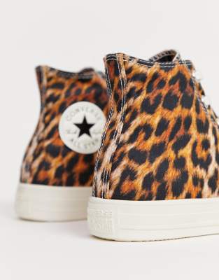 leopard slip on converse