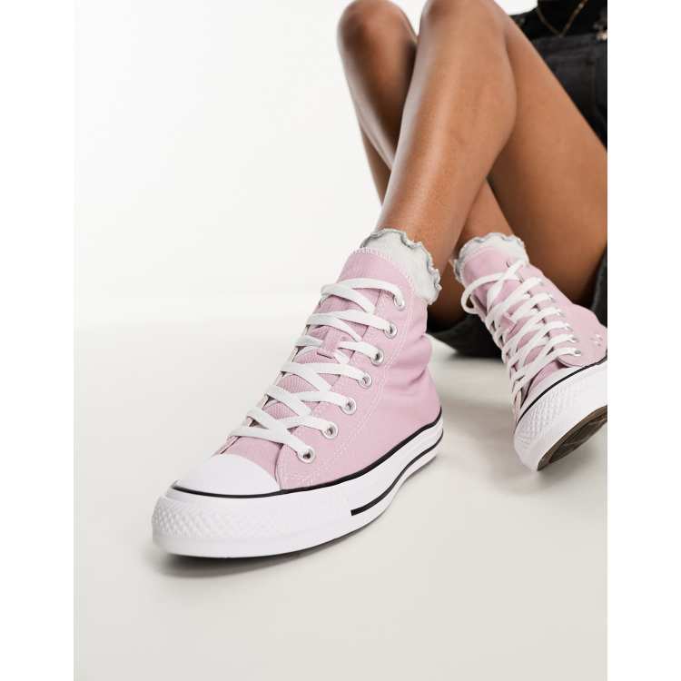 Cheap pink on sale converse shoes