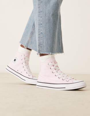 Converse Chuck Taylor All Star Hi sneakers in light pink