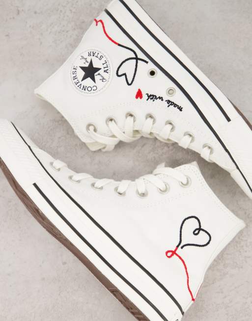 Off-White Converse Chuck Taylor Black + White Photos