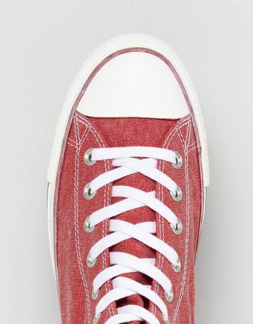 Converse shop rouge delave