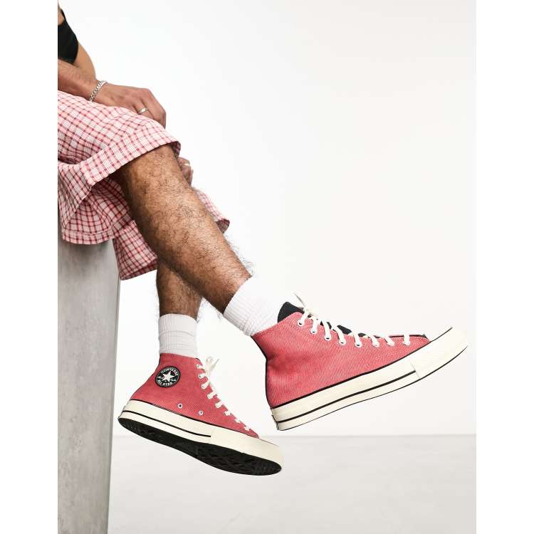 Converse Chuck Taylor All Star Hi sneakers in red and black | ASOS