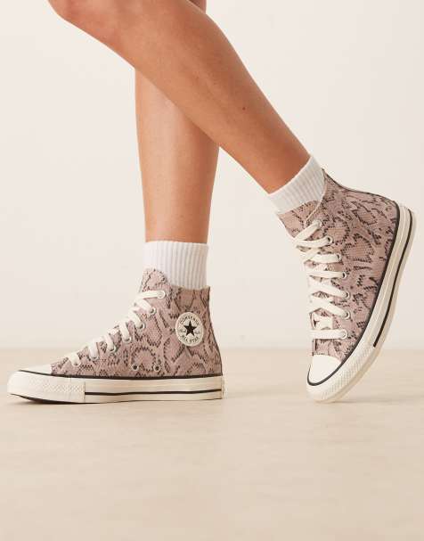 Converse Chuck Taylor All Star Hi sneakers in snake print - view 1