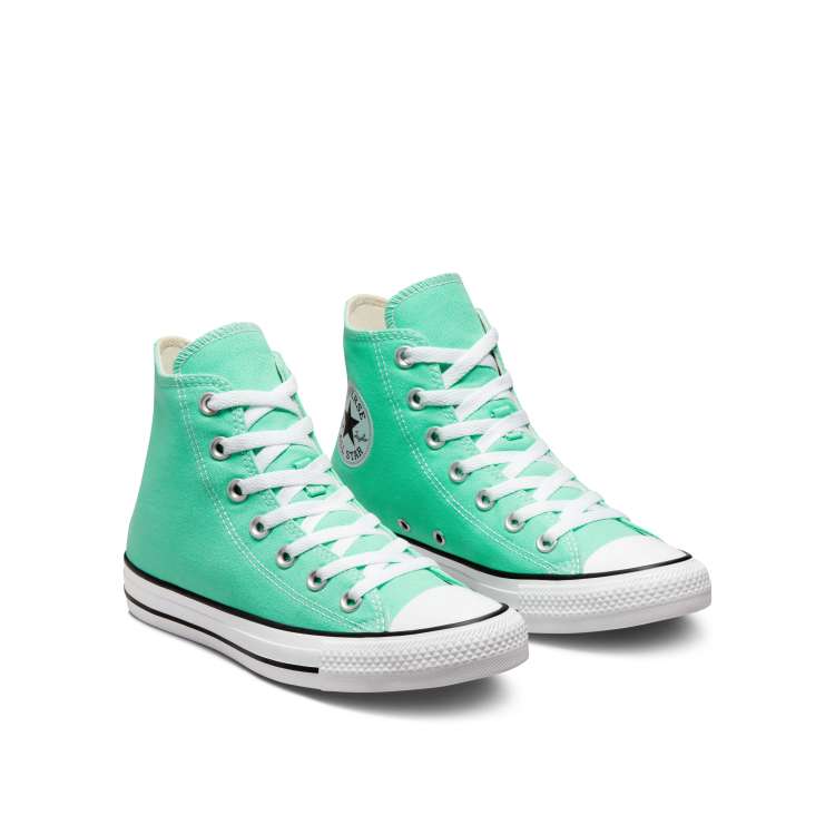 High top converse on sale turquoise