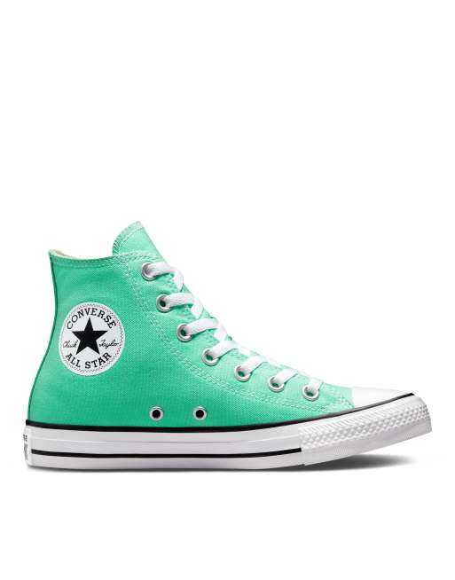 Flipper Nordamerika sløring Converse Chuck Taylor All Star Hi sneakers in turquoise | ASOS