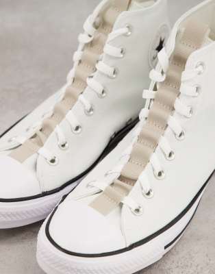 converse chuck taylor all star hi white mesh sneakers