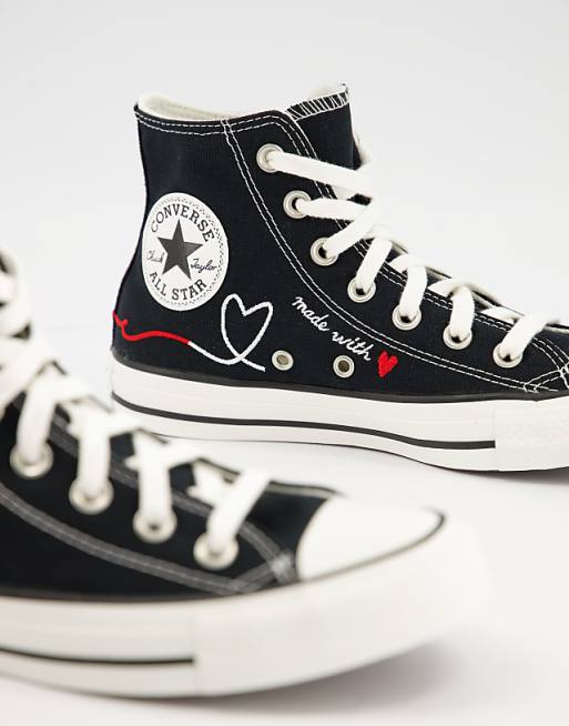 Converse Chuck Taylor - All Star Hi - Sorte sneakers med