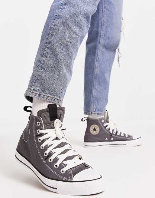 Converse Chuck Taylor All Star Hi explore sneakers in iron gray