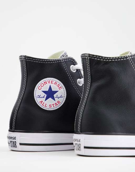 Asos store leather converse