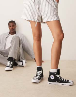 Converse Chuck Taylor All Star Hi trainers in black | ASOS