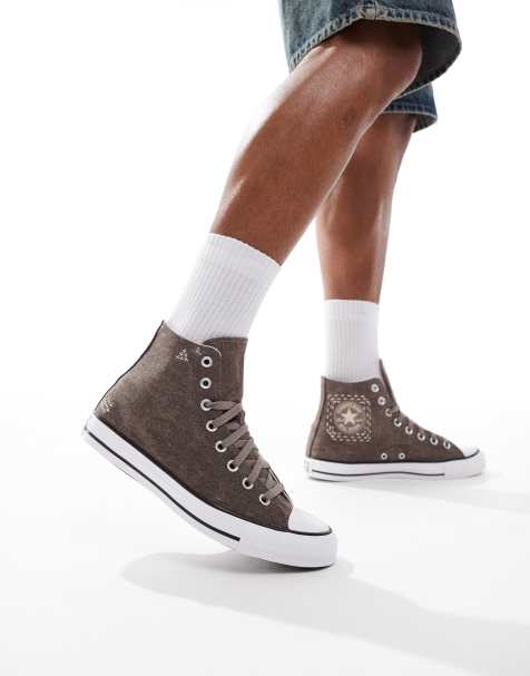 Converse Chuck Taylor All Star Hi trainers in grey - view 1