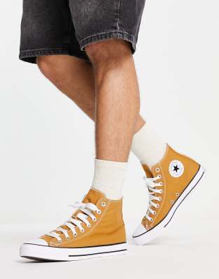 asos yellow converse