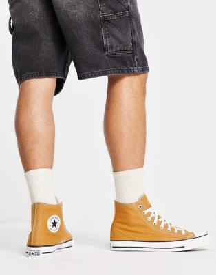 asos yellow converse