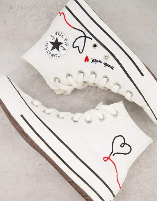 Converse slim blanche best sale