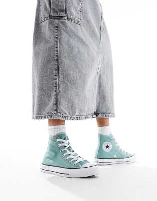  Chuck Taylor All Star Hi trainers in sage green