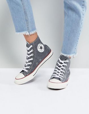 converse all star washed grey