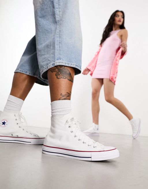 Converse Chuck Taylor All Star Hi unisex sneakers in white