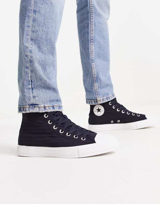 Converse – Chuck Taylor All Star Hi Utility – Gemütliche Sneaker in Schwarz mit Steppung, 2 von 4