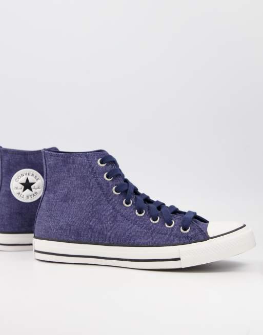 Chuck taylor washed sales denim