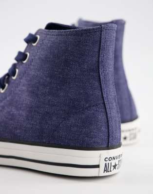 chuck taylor all star washed denim high top