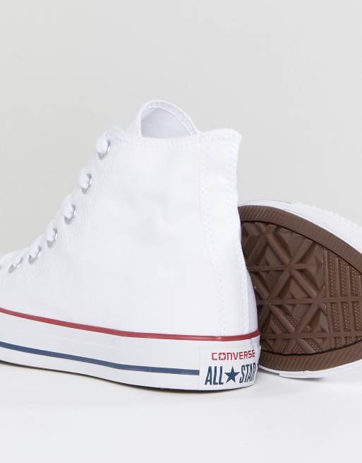 Converse Chuck Taylor All Star hi white trainers, 4 of 4