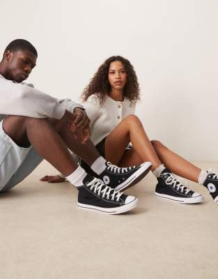 Converse - Chuck Taylor All Star Hi Wide Fit - Unisex-Sneaker in Schwarz