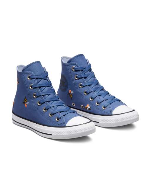 Sapphire blue shop converse