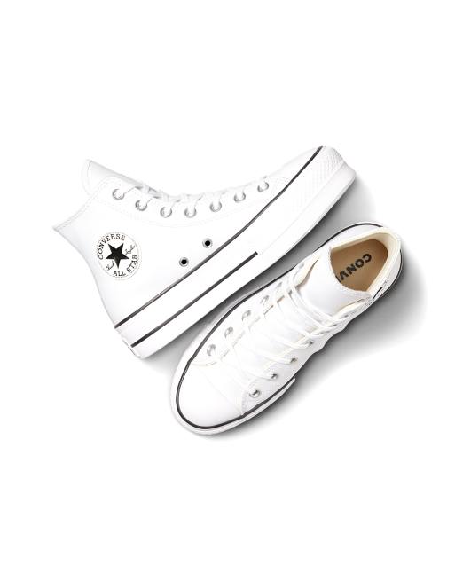 All star plateforme blanche hot sale