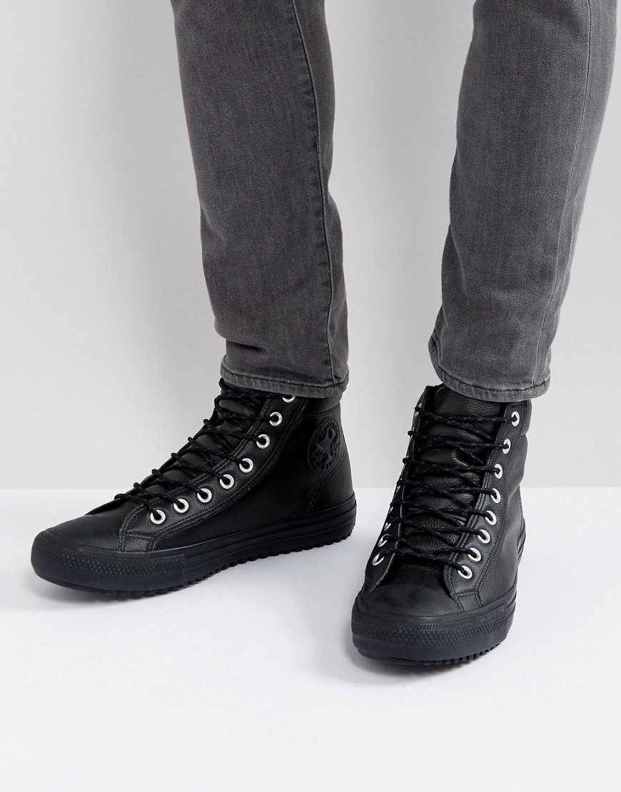 Converse Chuck Taylor - All Star - høj sneakerstøvle i sort 157686C