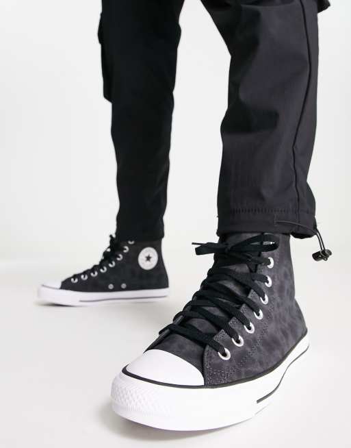 Converse - Chuck Taylor All Star - Høje sneakers i røggrå, 3 af 4