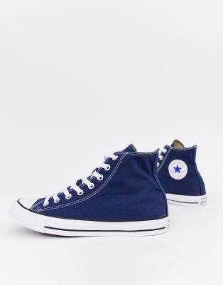 Converse  Chuck Taylor All Star  Granatowe tenisówki do kostki -Granatowy Granatowy