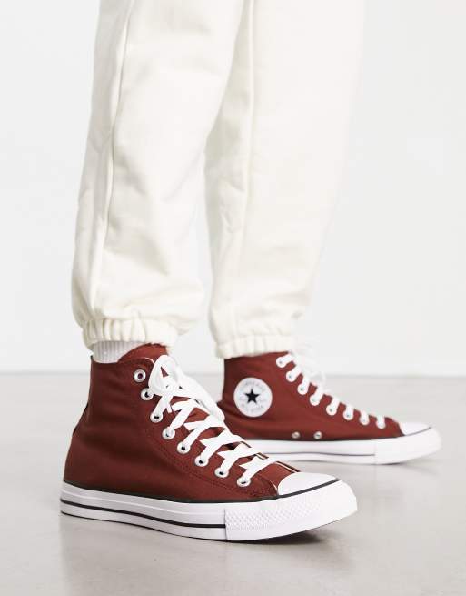 entiteit Agnes Gray Onderzoek Converse Chuck Taylor All Star - Hoge sneakers in bruin | ASOS